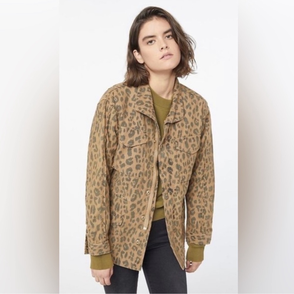 Nwt | Frame Cheetah Print Jacket - image 1
